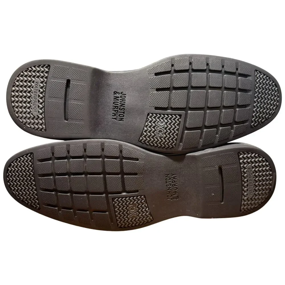 JOHNSTON & MURPHY XC4 Elkins Plain Toe Men's 10M Dual Width Navy Suede Shoes - Picture 10 of 13